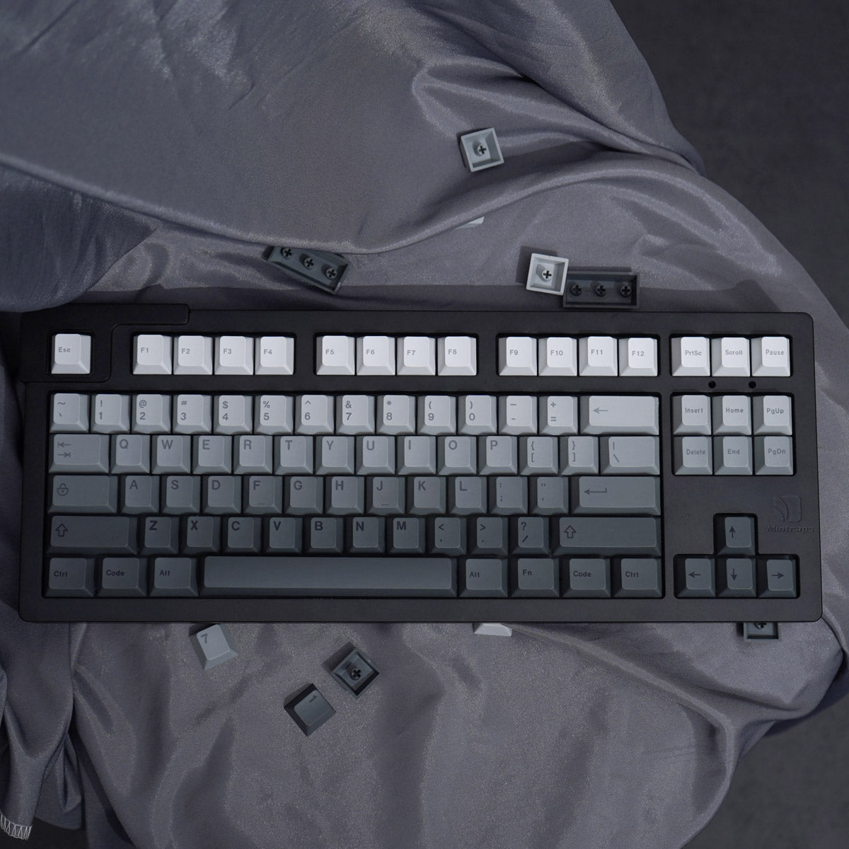 Grey Gradient - 125 Cherry ANSI Keycap Set