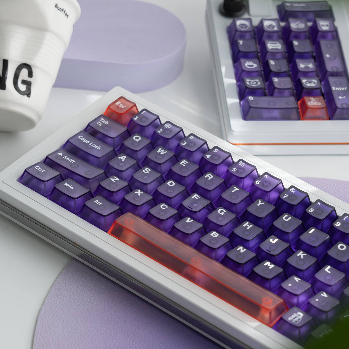Morning C / Night A Fog-Through - 150 PC ISO/ANSI Keycap Set