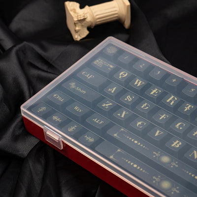 Caja de almacenamiento de teclas mecánicas de doble capa