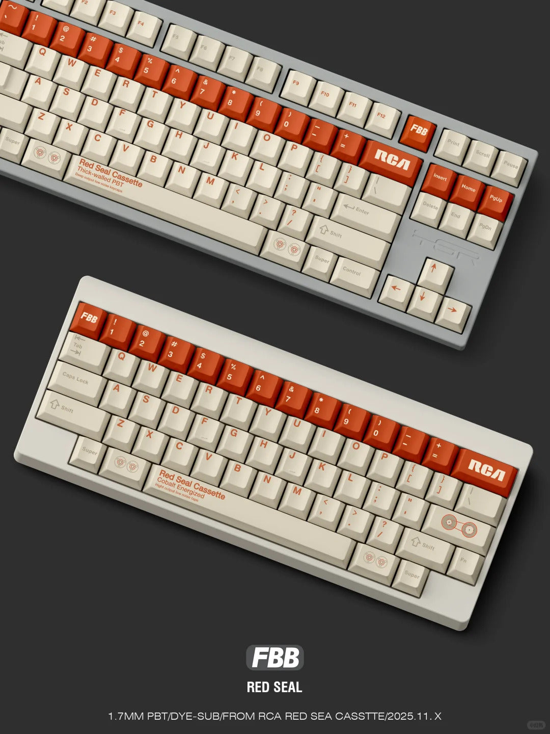 FBB - Red Seal (Magic Rice) Original ISO/ANSI Keycap Set