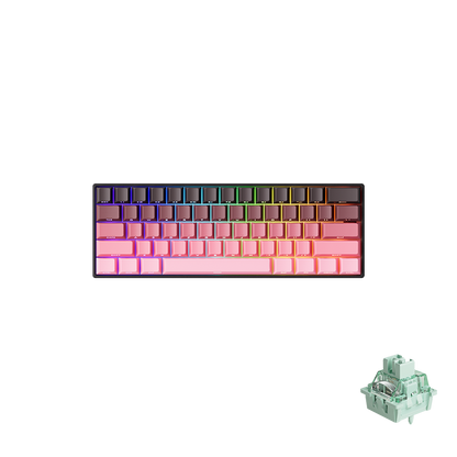 Monsgeek FUN60 Pro - Teclado mecánico con cable HE e interruptor magnético 