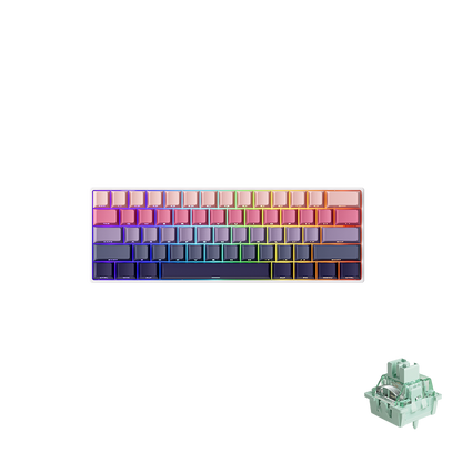 Monsgeek FUN60 Pro - Teclado mecánico con cable HE e interruptor magnético 