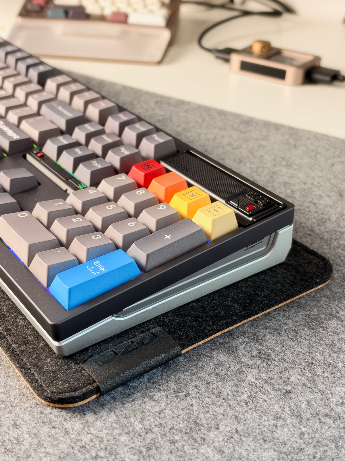 Cork & Felt Hi-Fi Keyboard Mat
