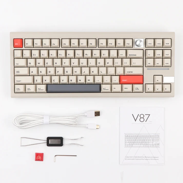 CIDOO V87 Tri-mode TKL Mechanical Keyboard