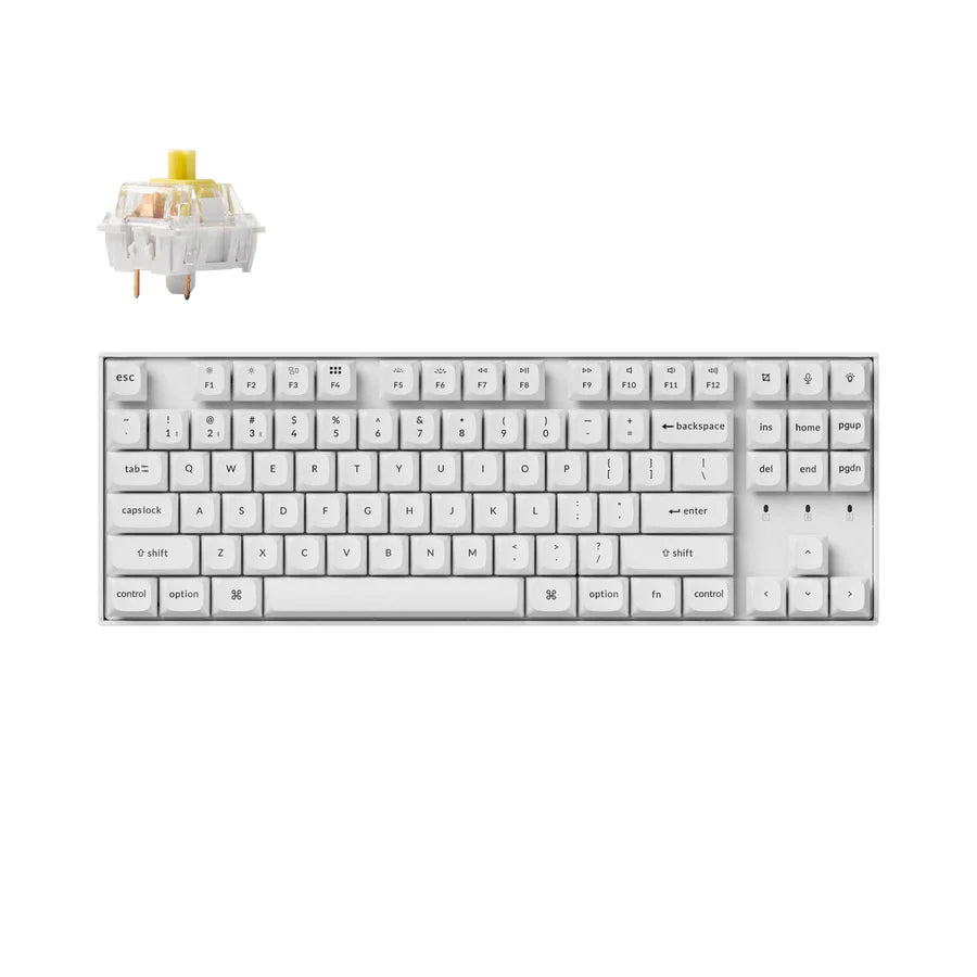 Teclado mecánico inalámbrico Keychron K8 Pro QMK/VIA 