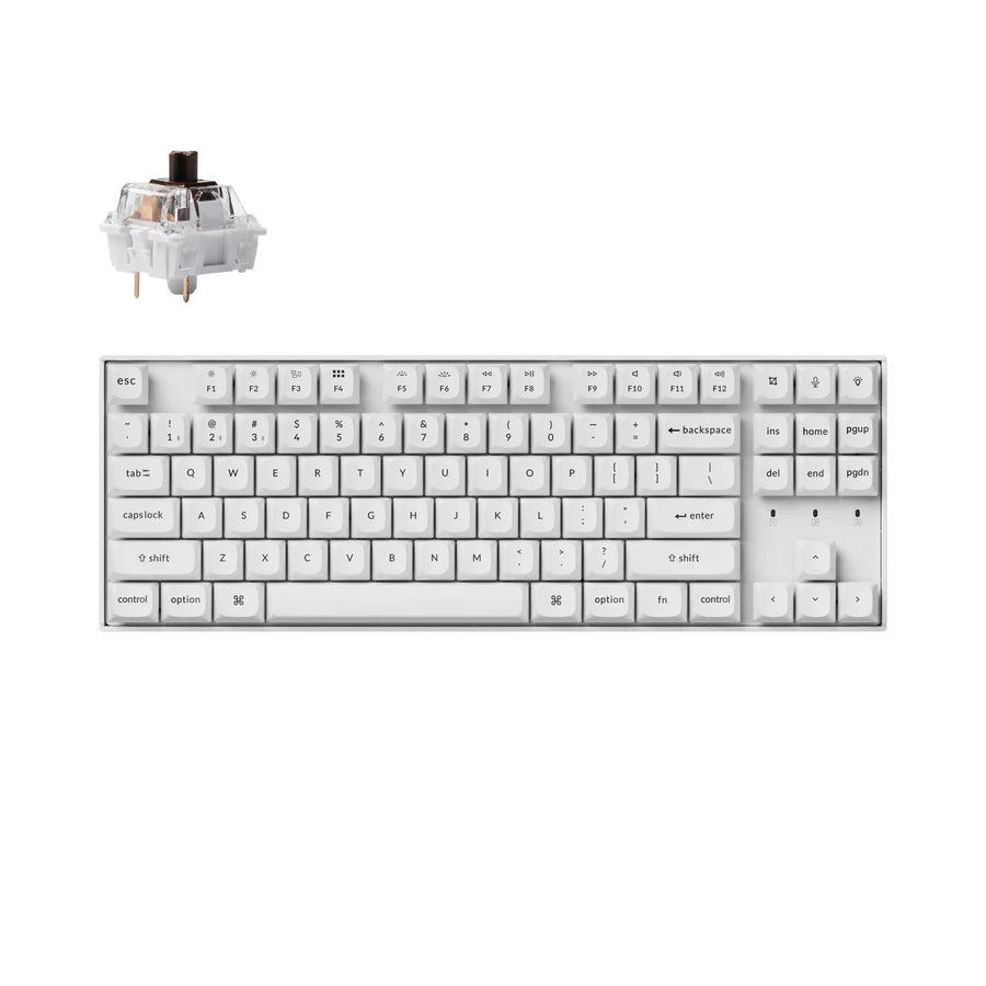 Teclado mecánico inalámbrico Keychron K8 Pro QMK/VIA 