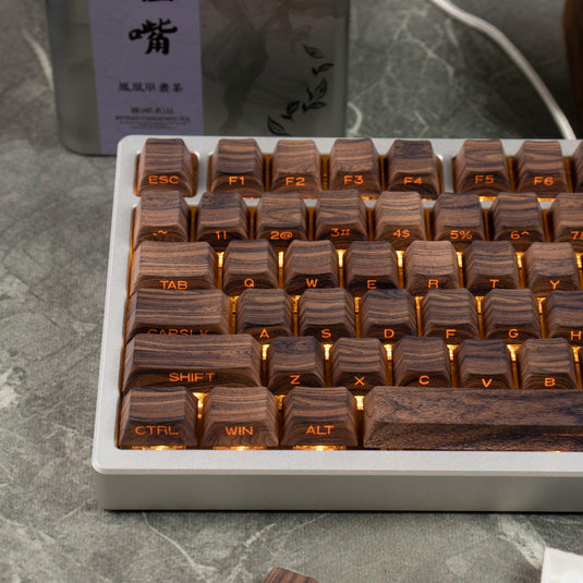 Walnut - 136 PBT ISO Keycap Set Cherry Profile For MX Switches