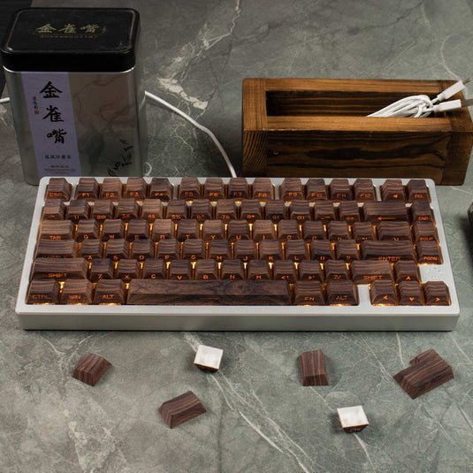 Walnut - 136 PBT ISO Keycap Set Cherry Profile For MX Switches