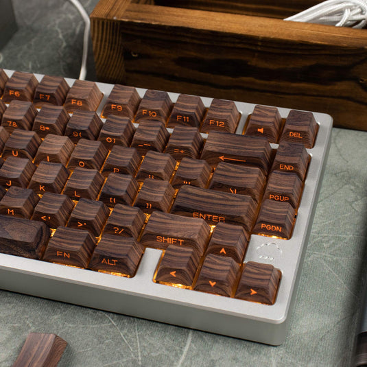 Walnut - 136 PBT ISO Keycap Set Cherry Profile For MX Switches