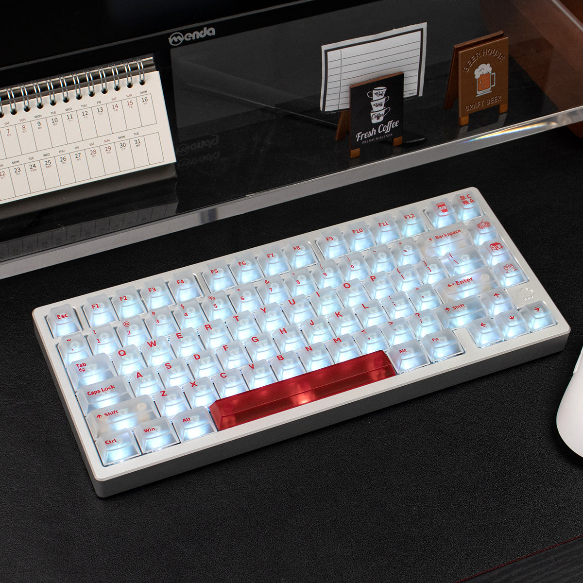 Morning C / Night A Fog-Through - 150 PC ISO/ANSI Keycap Set