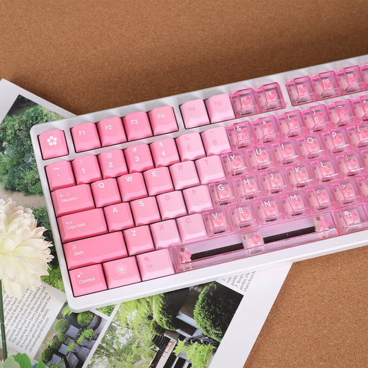 Gradient - 149 PBT Sublimation & PC Transparent Hybrid Keycaps