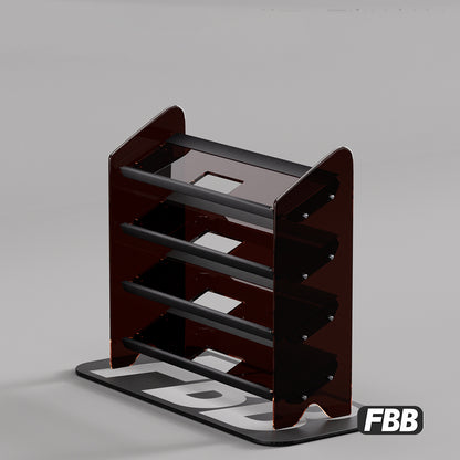 Expositor inclinado multicapa de acrílico FBB 