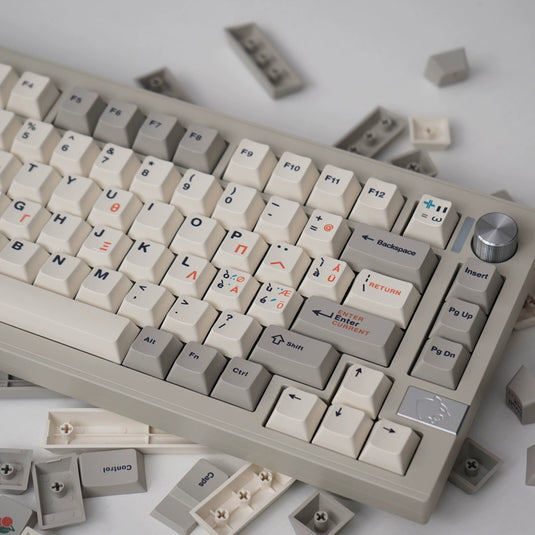 Vintage 9009 - 136 Keycap Set Cherry Profile For MX Switches