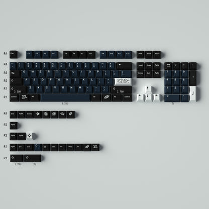 Galaxy – 136-Key Cherry Profile PBT ANSI/ISO Keycap Set