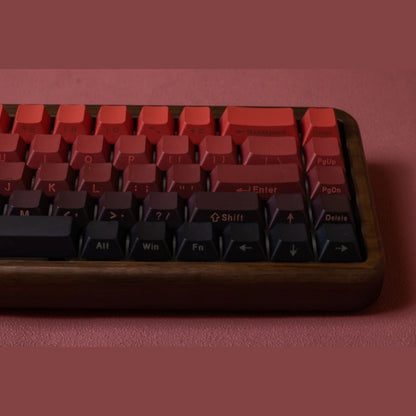 Red Gradient – 140-Key Cherry Profile PBT ANSI/ISO Keycap Set