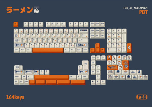 Ichiraku Ramen - Limited Collection PBT Keycap Set, Mousepad and Coiled Cable