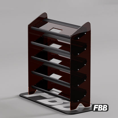 Expositor inclinado multicapa de acrílico FBB 
