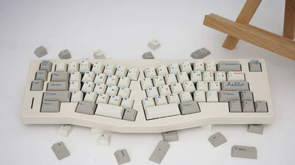 Vintage Greek 9009 – 136-Key Cherry Profile ANSI/ISO Keycap Set