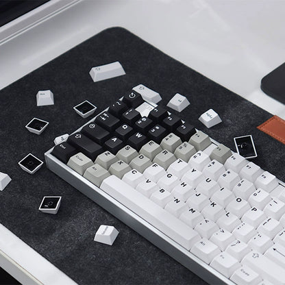 White Bagua - 121 Doubleshot Keycap Set Cherry Profile For MX Switches