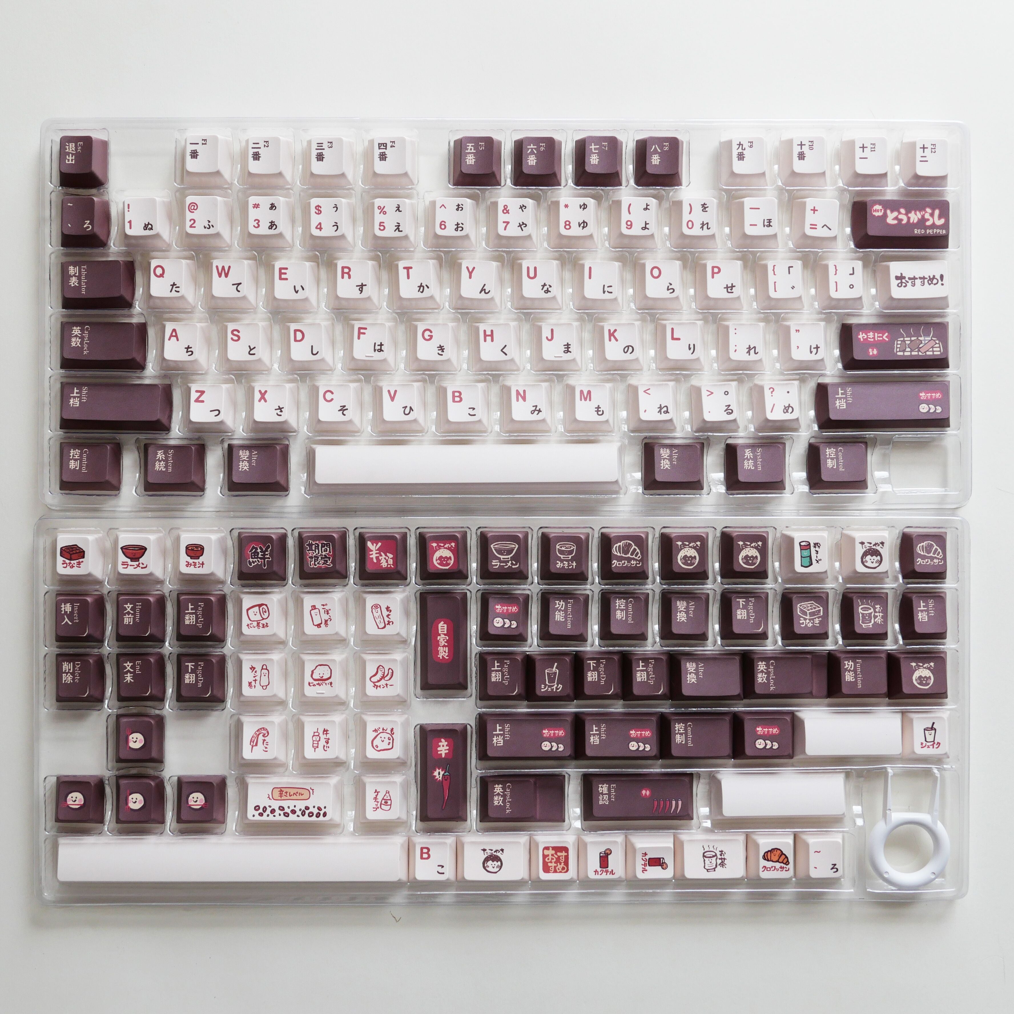 Barbecue – 142-Key PBT Cherry Profile ANSI Keycap Set