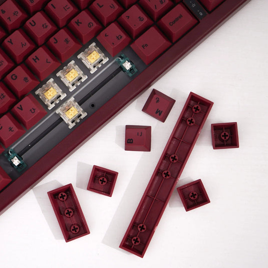 Minimalist Red - 143 Cherry Profile Keycap Set