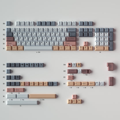 Akira – 153-Key Cherry Profile PBT ANSI/ISO Keycap Set