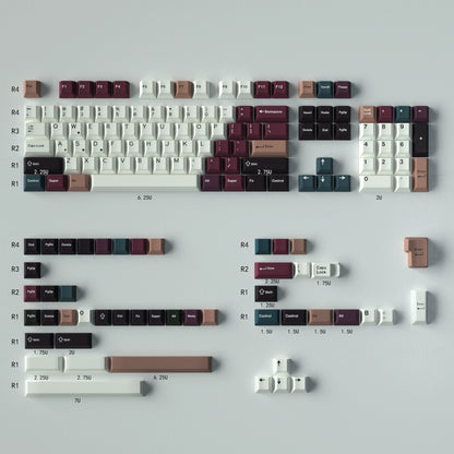 Mixed Lamp – 129-Key Cherry Profile ANSI/ISO Keycap Set