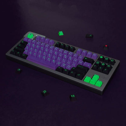 Mecha-01 - 129 Key ANSI/ISO PBT Cherry Profile Keycap Set