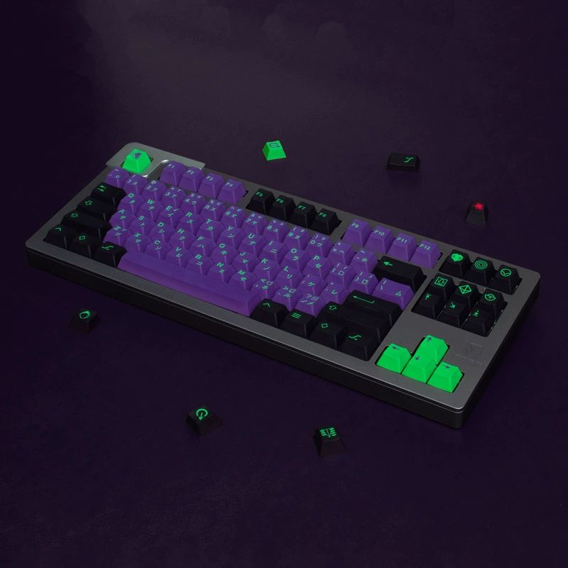 Mecha-01 - 129 Key ANSI/ISO PBT Cherry Profile Keycap Set
