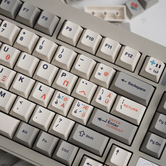 Vintage 9009 - 136 Keycap Set Cherry Profile For MX Switches