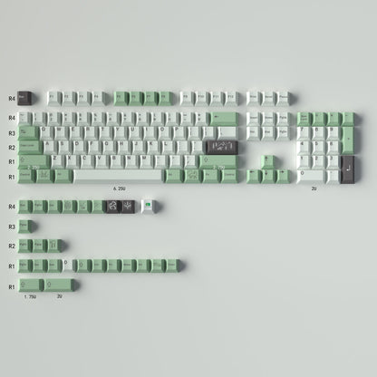 November Fog – 136-Key Cherry Profile PBT ANSI/ISO Keycap Set