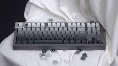 Gradient Side Engraved – 125-Key Cherry Profile ANSI Keycap Set