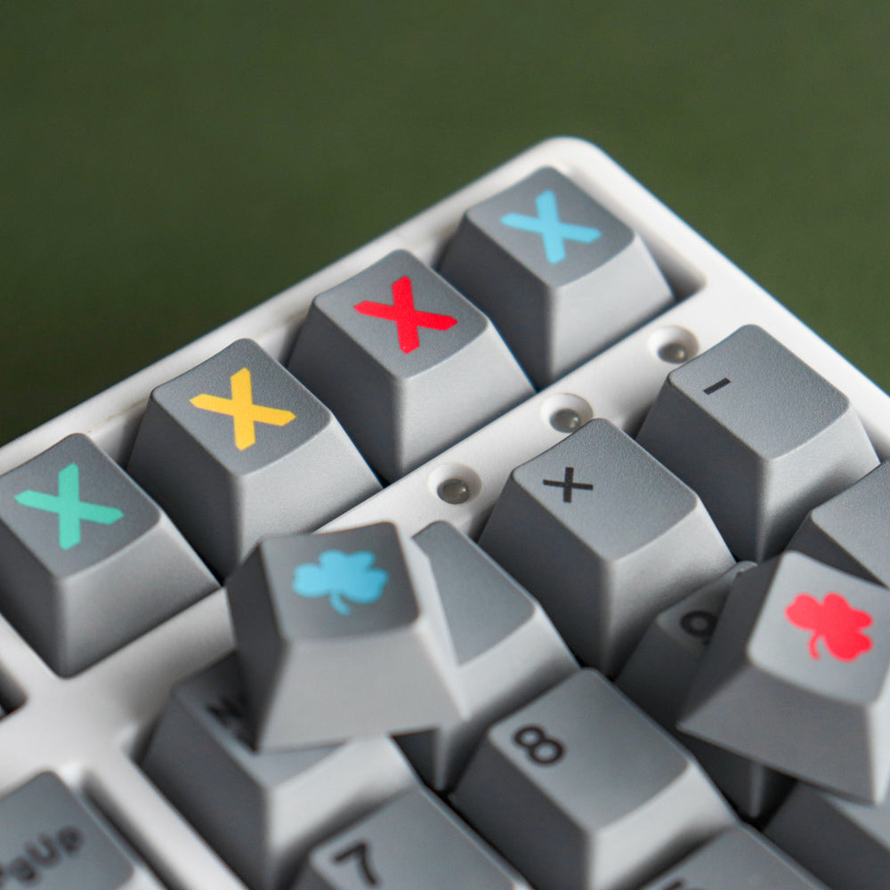 Dualshot 129-Key Cherry Profile ANSI/ISO Keycap Set