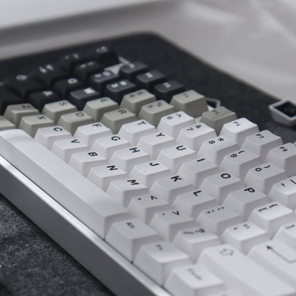 White Bagua - 121 Doubleshot Keycap Set Cherry Profile For MX Switches