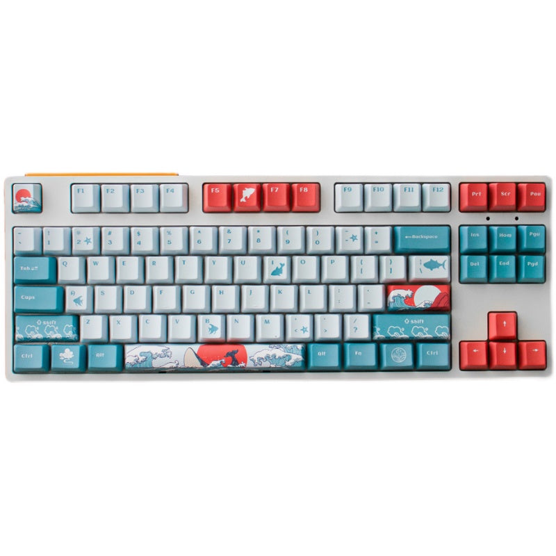 Ukiyo-e Coral Sea – 110-Tasten-PBT-ANSI-Tastenkappen-Set