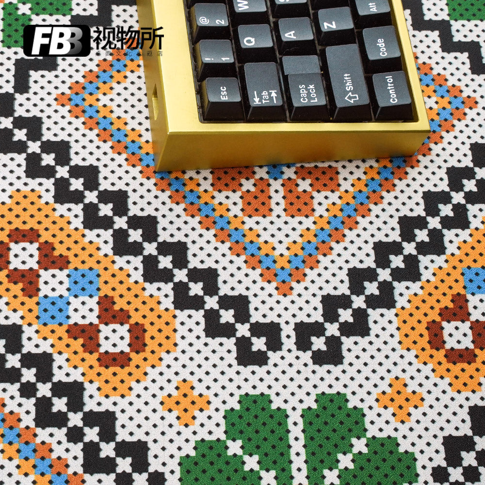 Tapete de escritorio extragrande estilo étnico FBB Vision