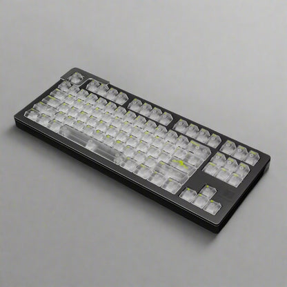 Effie Glacier Transparent White – 112-Key Cherry Profile ANSI Keycap Set