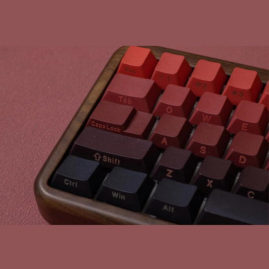 Red Gradient - 140 Cherry Keycap Set