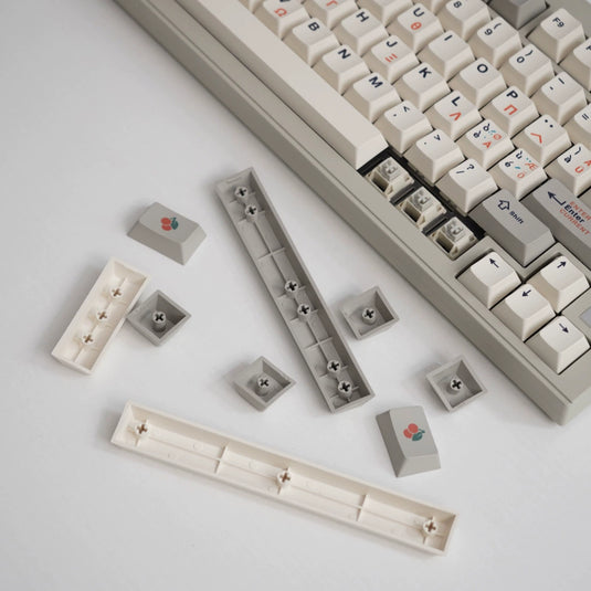 Vintage 9009 - 136 Keycap Set Cherry Profile For MX Switches