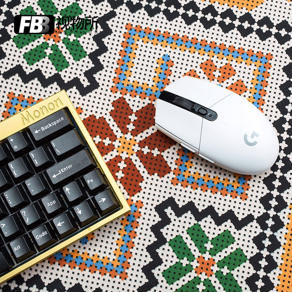Tapete de escritorio extragrande estilo étnico FBB Vision