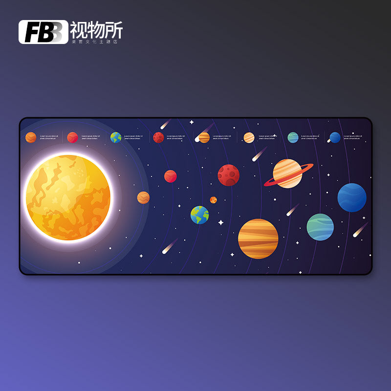 Alfombrillas de escritorio extragrandes FBB Vision Space