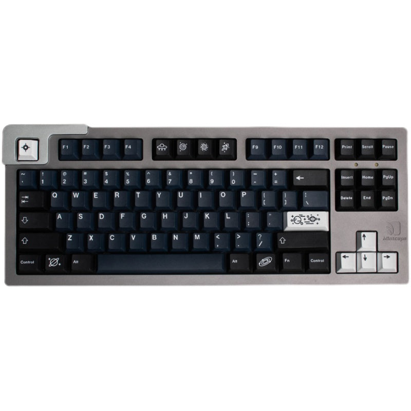 Galaxy – Juego de teclas PBT ANSI/ISO con perfil de cereza de 136 teclas