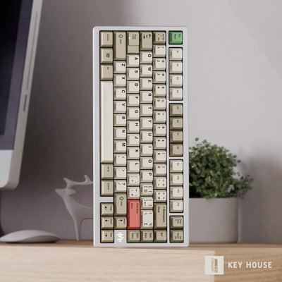 Keyhouse - Teclas PBT Retro de Sublimación de Tinte 9009
