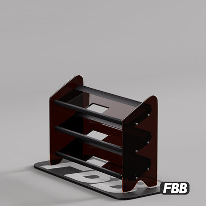 Expositor inclinado multicapa de acrílico FBB 