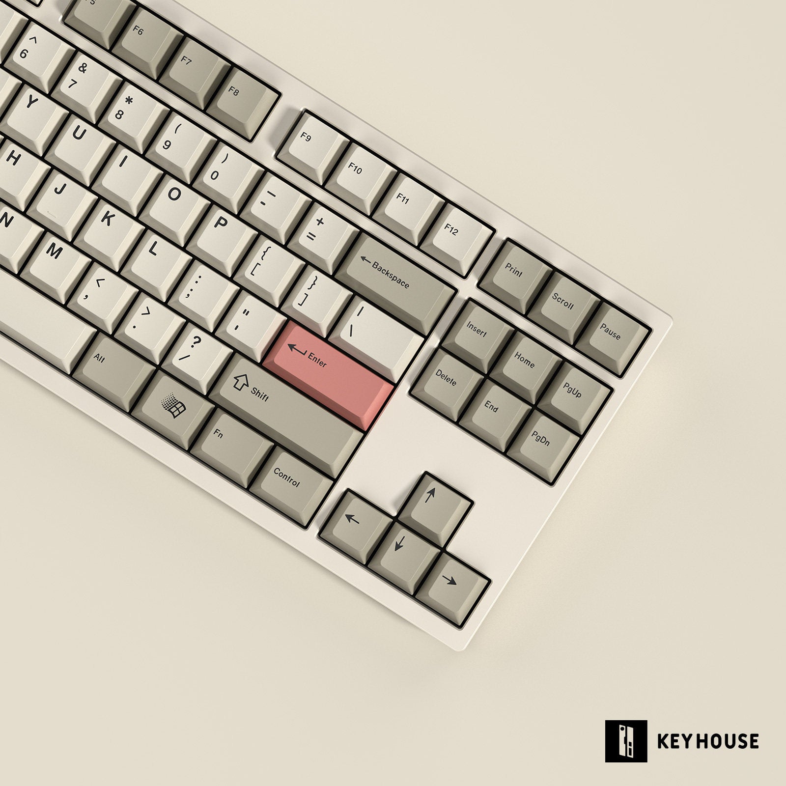 Keyhouse - 9009 Retro PBT Dye-Sub Keycaps – OZO Keyboards