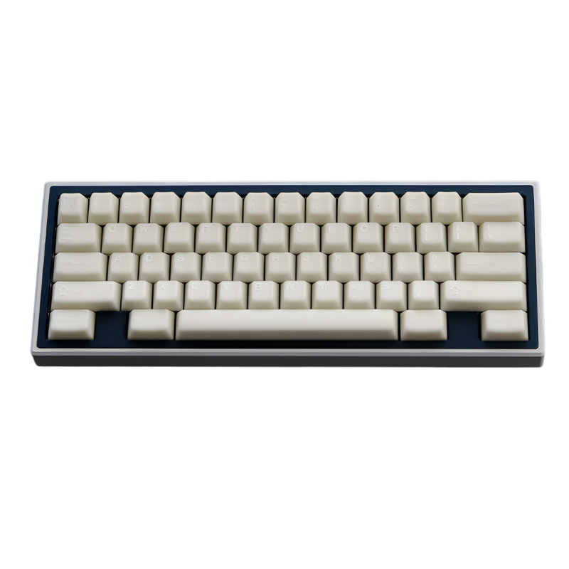 Juego de teclas ANSI/ISO de mármol blanco: 114/154 PBT+ABS