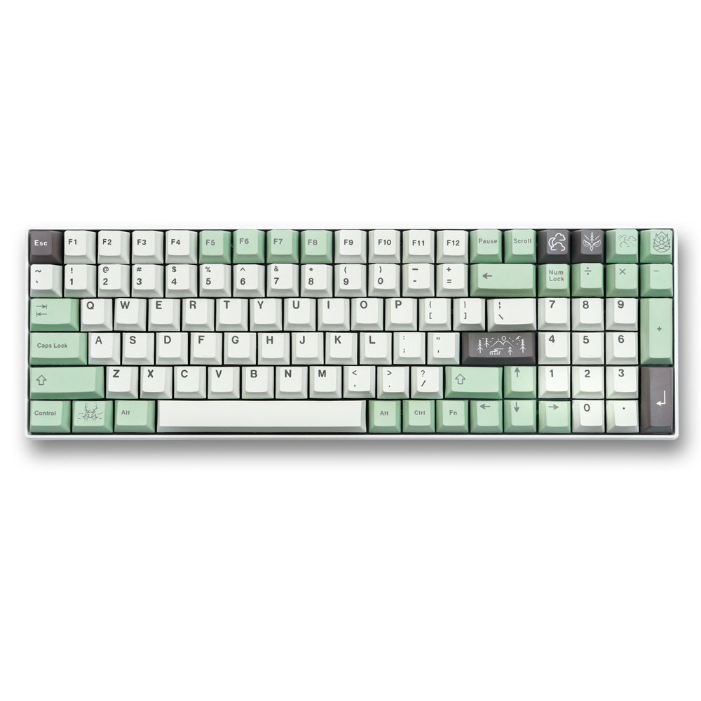 November Fog – 136-Key Cherry Profile PBT ANSI/ISO Keycap Set
