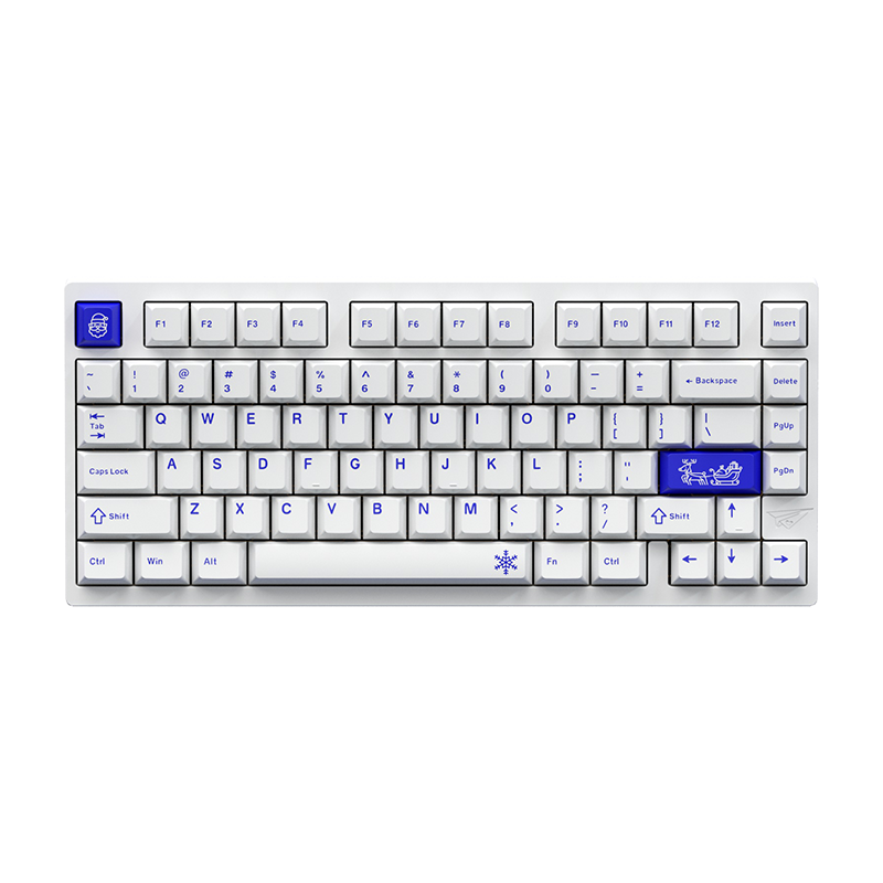 WEIKAV D75 (ensamblado): teclado mecánico QMK con 75 % de intercambio en caliente 