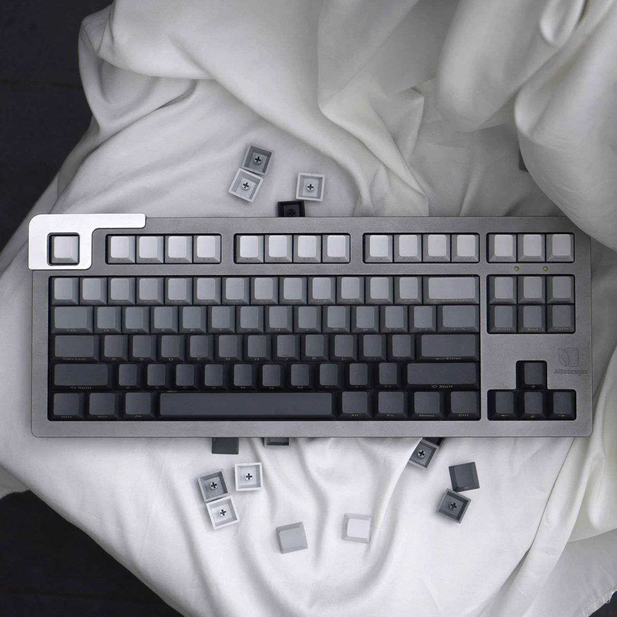 Gradient Side Engraved – 125-Key Cherry Profile ANSI Keycap Set