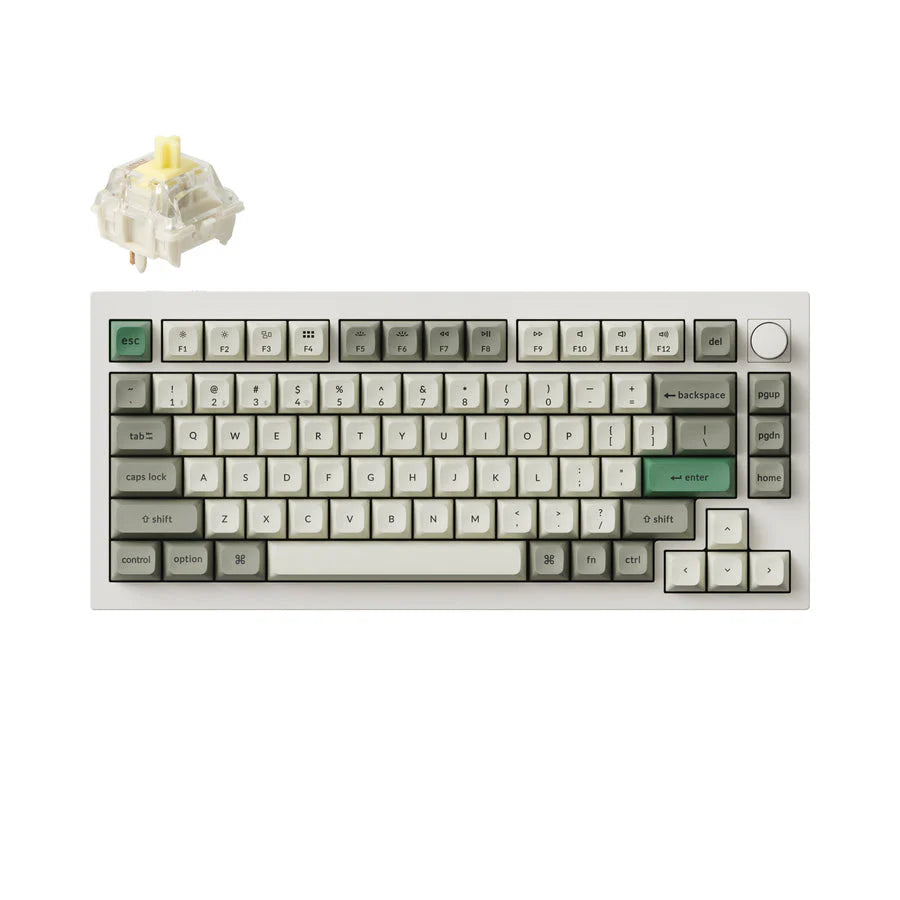 Teclado mecánico inalámbrico personalizado Keychron Q1 Max QMK/VIA 